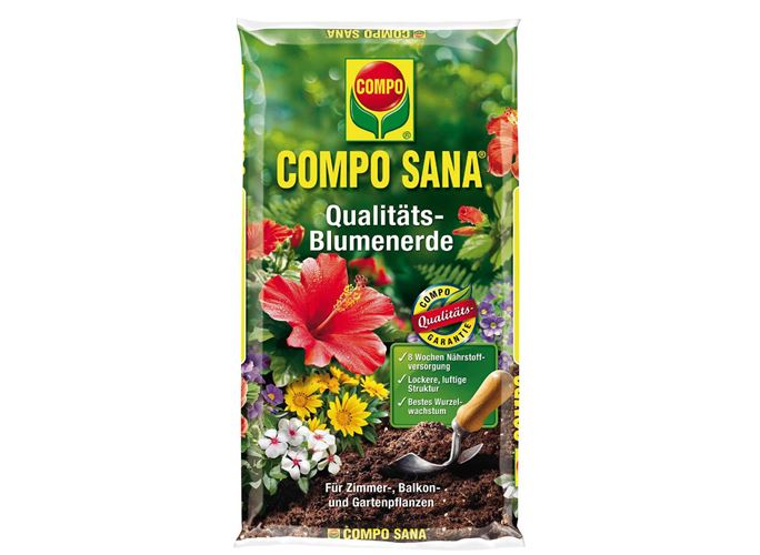 Compo Sana Blumenerde 60l Mauk Gartenwelt