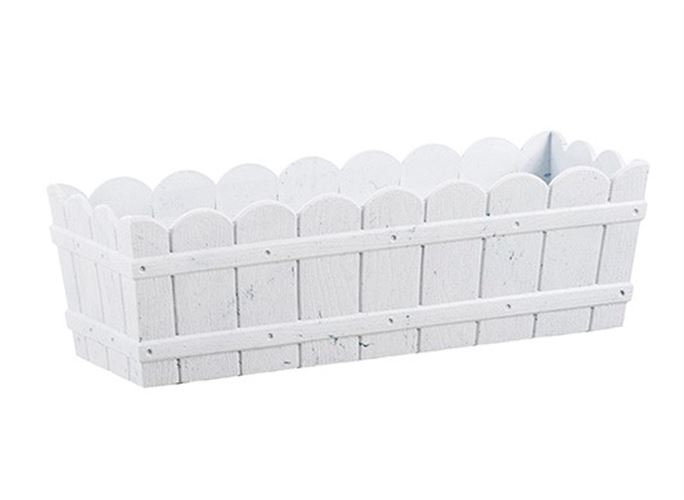 Emsa Country Blumenkasten 50 x 17 x 15 Weiß Mauk Gartenwelt