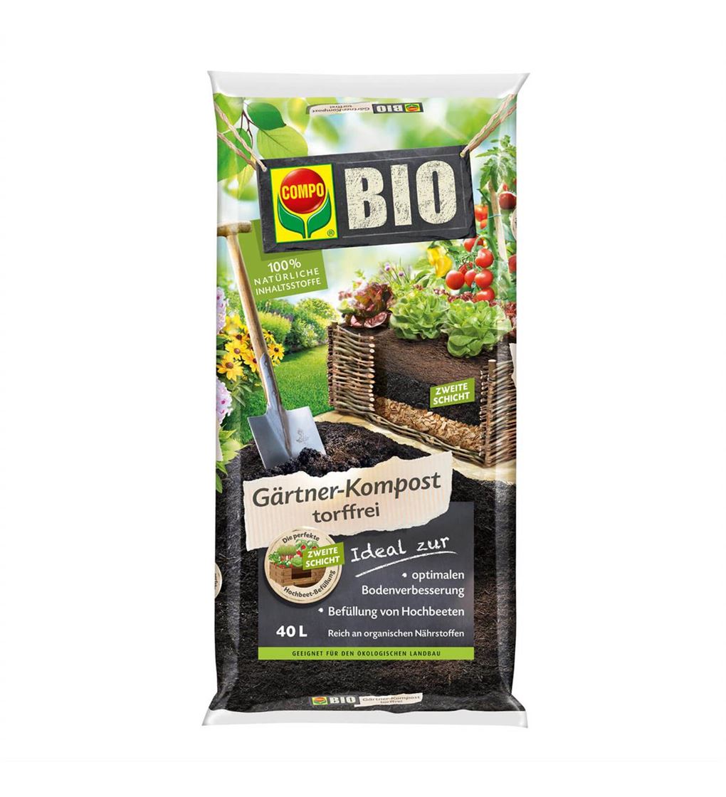 Compo Bio Gärtner Kompost 40 L Mauk Gartenwelt