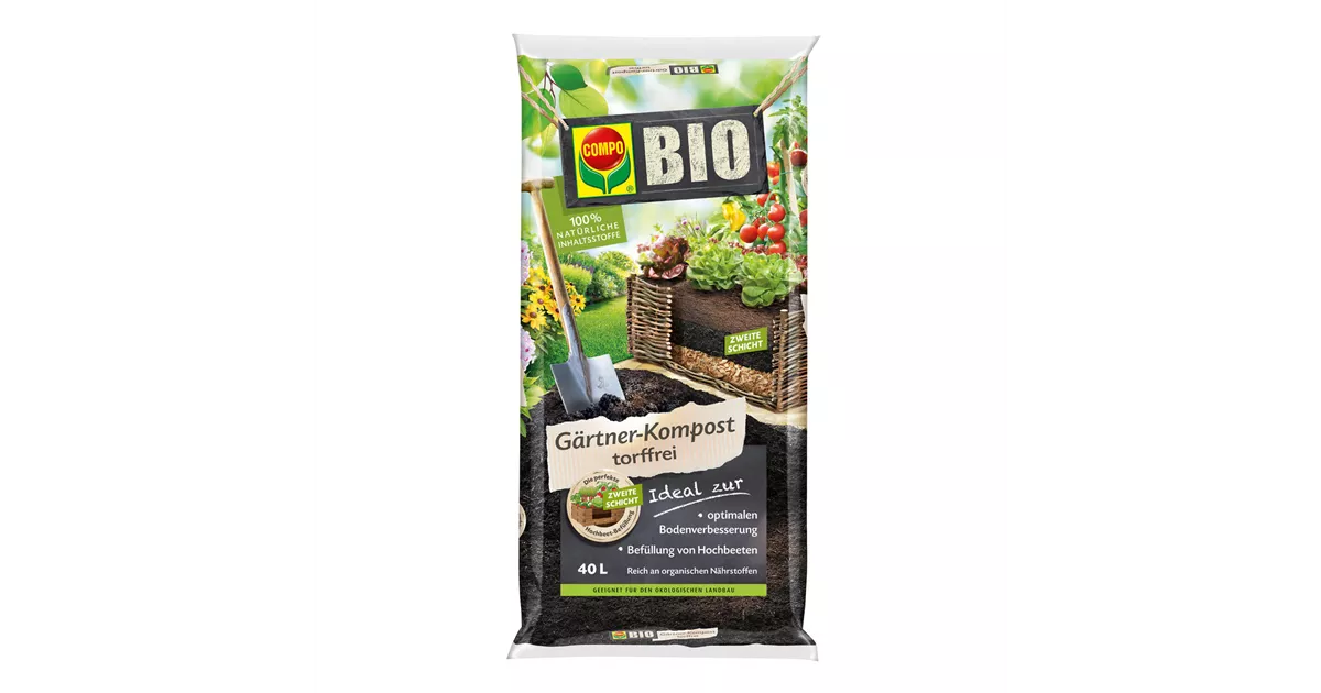 Compo Bio Gärtner Kompost 40 L Mauk Gartenwelt