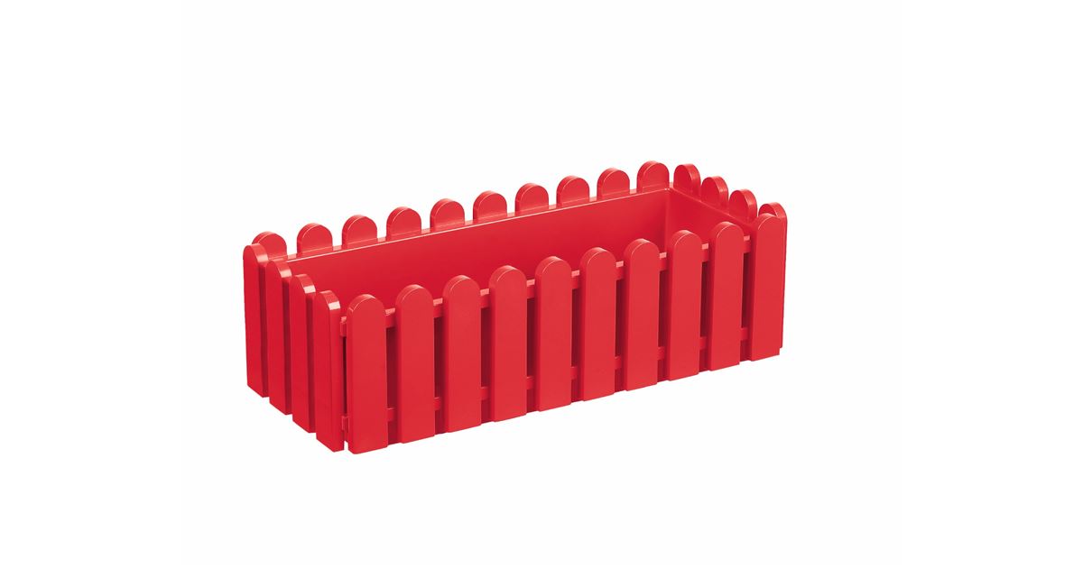 Emsa Landhaus Blumenkasten 50 x 20 x 16 Rot Mauk Gartenwelt