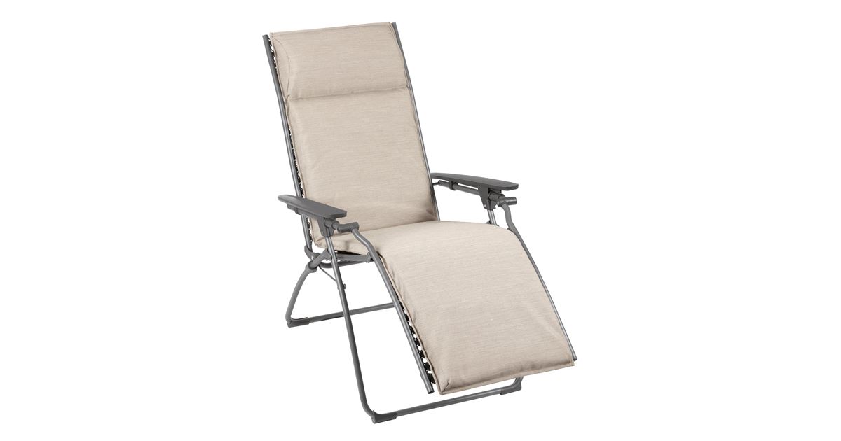 Lafuma Garten-Relaxliege Evolution - Creme - Mauk Gartenwelt