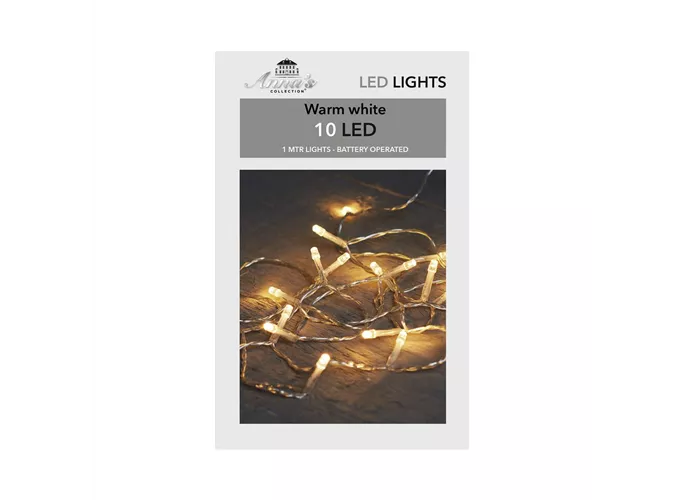 LED Lichterkette Flasche Baum 10L / 1,5M warmweiß für innen - Mauk