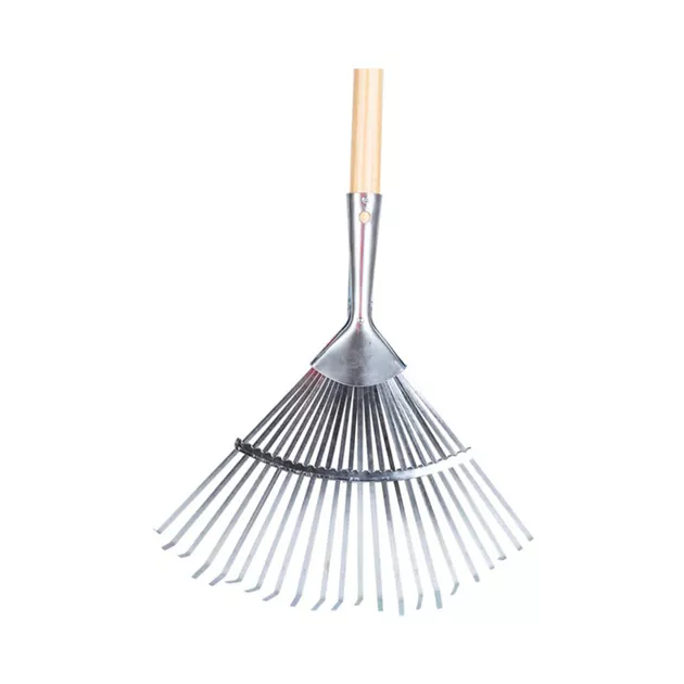Laubbesen Laub Fächerbesen Besen Zinken 22 Stiel 150 cm 