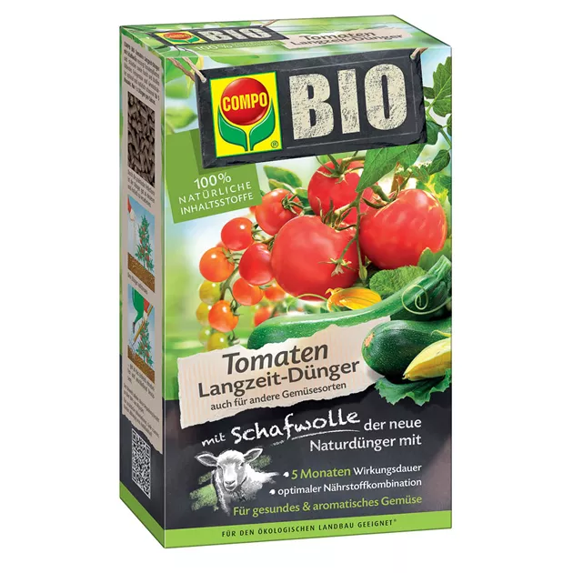 COMPO 2 x 2 kg Tomaten Langzeit-DüngerAuch für Feingemüse und Kräuter 