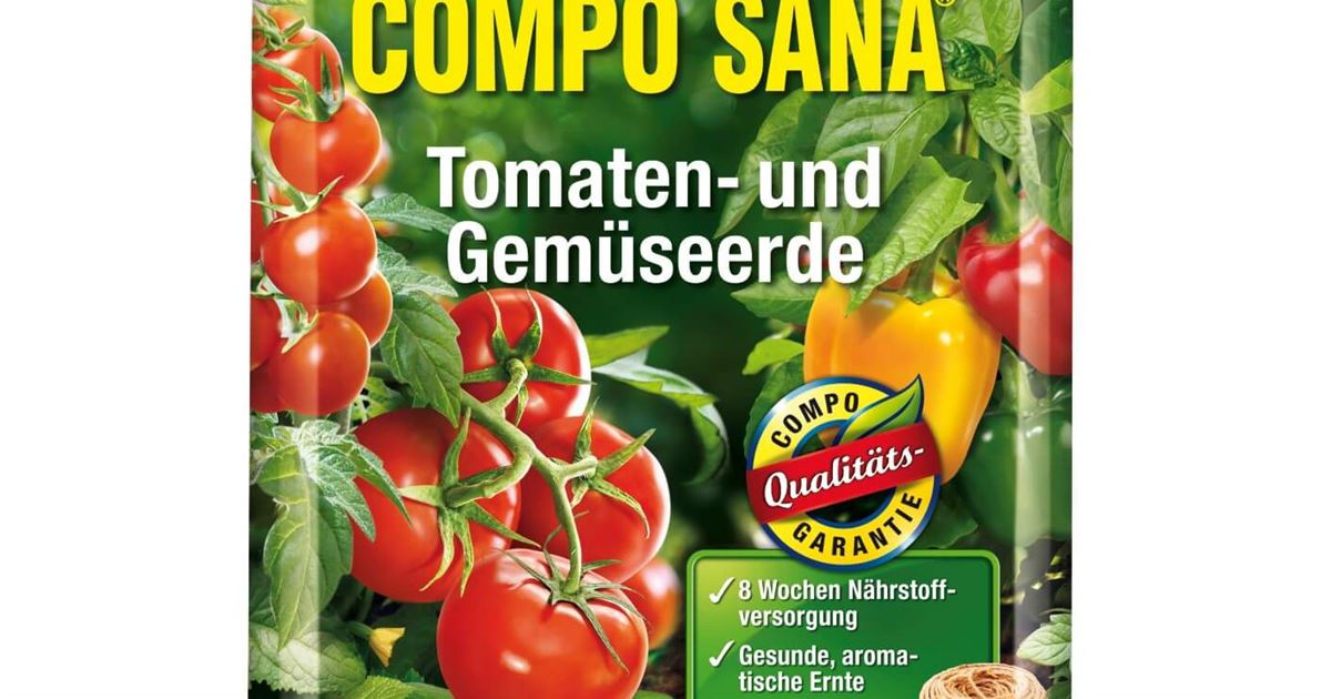 Compo Sana Tomaten- u. Gemüseerde 20L - Mauk Gartenwelt