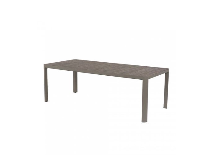 Lesli Living Gartentisch Imatry 220x100x74 cm Aluminium / Keramik beige