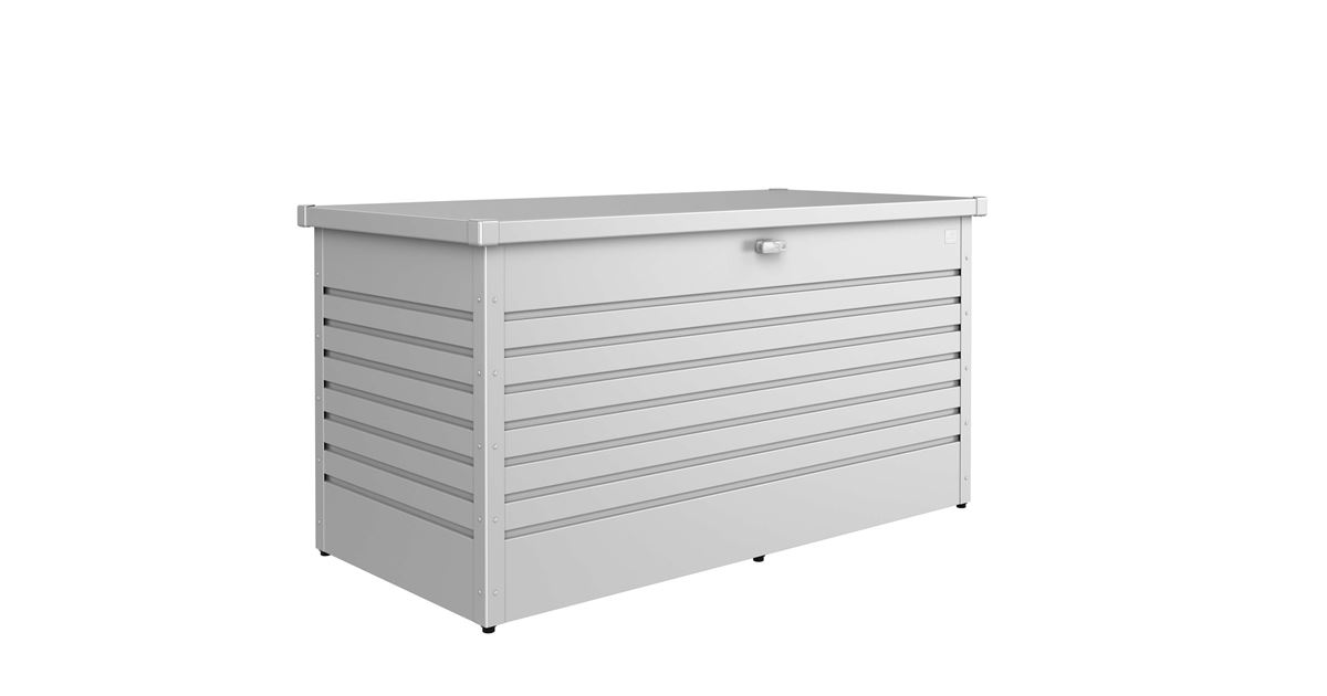 Biohort Freizeitbox 160 HIGH - Silber-Metallic - Mauk Gartenwelt
