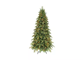 Künstlich 215 cm - Sherwood Weihnachtsbaum LED Slim grün