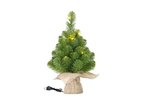 Im Jutesack - LED beleuchteter Weihnachtsbaum Im Jutesack - LED beleuchteter Weihnachtsbaum
