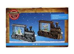 Mit Schneegestöber - LED Zug