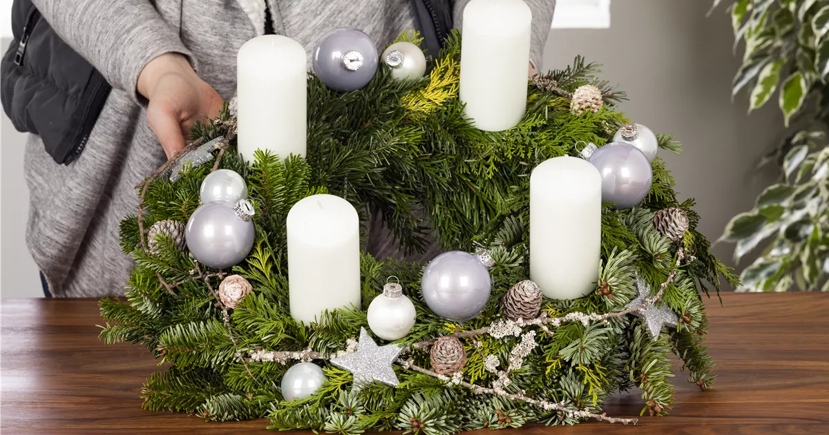  - Adventskranz selbst gestalten – Weihnachtsstimmung genießen
