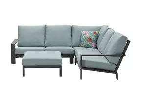 Garden Impressions - Lincoln Loungeset 4-tlg. carbon black mintgrau