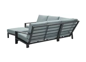 Garden Impressions - Lincoln Loungeset 4-tlg. carbon black mintgrau