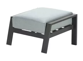 Garden Impressions - Lincoln Fußbank carbon black mintgrau