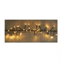 LED Lichterkette - 1-1,3M Treecluster 384L / 5M warmweiß für innen & außen