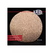 Eva Ball leuchtend - 12 cm 1L warmweiß