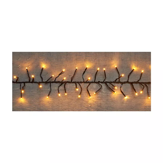 LED Lichterkette 2,5-3M Treecluster 1536L / 20M classic warm für innen & außen