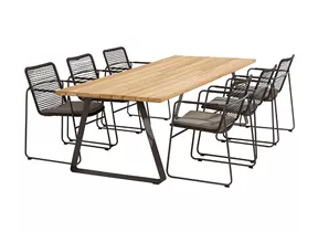 4 Seasons Outdoor - Esstischgruppe "Basso", 7-tlg. 4 Seasons Outdoor - Esstischgruppe "Basso", 7-tlg.