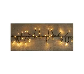 LED Lichterkette - 3-3,5M Treecluster 1920L / 25M warmweiß für innen & außen