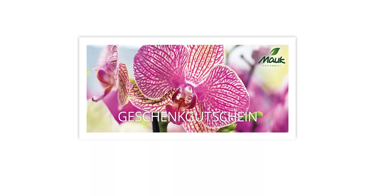 Print @ Home Gutschein zum Drucken - Mauk Gartenwelt
