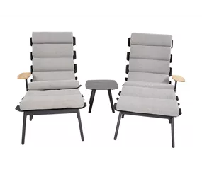 Lesli Living - Loungeliegen Duoset Ventus Negro Lesli Living - Loungeliegen Duoset Ventus Negro