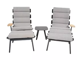 Lesli Living - Loungeliegen Duoset Ventus Negro Lesli Living - Loungeliegen Duoset Ventus Negro
