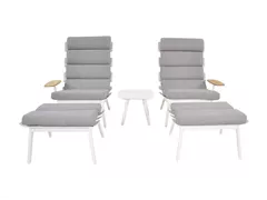 Lesli Living - Sonnenliegen Duoset Ventus White Lesli Living - Sonnenliegen Duoset Ventus White