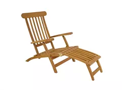 Lesli Living - Deckchair Teak verstellbar Lesli Living - Deckchair Teak verstellbar