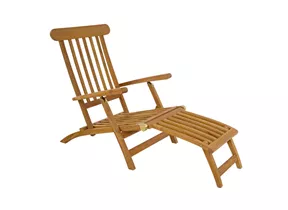 Lesli Living - Deckchair Teak verstellbar Lesli Living - Deckchair Teak verstellbar