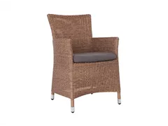 Stern - Sessel Sortino Geflecht zimt mit Kissen rehbraun Stern - Sessel Sortino Geflecht zimt mit Kissen rehbraun