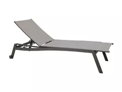 Stern - Rollenliege Allround Aluminium anthrazit Textilen silber Stern - Rollenliege Allround Aluminium anthrazit Textilen silber