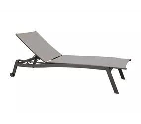Stern - Rollenliege Allround Aluminium anthrazit Textilen silber Stern - Rollenliege Allround Aluminium anthrazit Textilen silber
