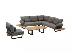 Zebra - Loungegruppe PARK 4-tlg. Zebra - Loungegruppe PARK 4-tlg.