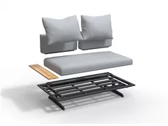 4 Seasons Outdoor - Loungesofa 2-Sitzer Modul "Endles" 4 Seasons Outdoor - Loungesofa 2-Sitzer Modul "Endles"
