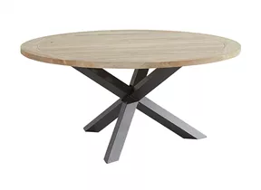 4 Seasons Outdoor - Louvre Dining Tisch Teak D 160 cm