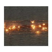 LED Lichterkette - B.O. Cascade Kupferdraht 100L/10X1M classic warm mit Timer