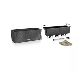 Lechuza Blumenkasten - Balconera Cottage 50 Komplettset - Granit Lechuza Blumenkasten - Balconera Cottage 50 Komplettset - Granit