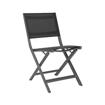 Stern Klappstuhl - Balkon Nils Aluminium graphit mit Bezug Textilen silbergrau Stern Klappstuhl - Balkon Nils Aluminium graphit mit Bezug Textilen silbergrau