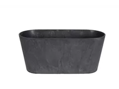 Artstone - Balkonkasten Claire D38x16 H17 - Schwarz Artstone - Balkonkasten Claire D38x16 H17 - Schwarz