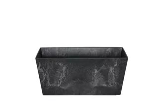 Artstone - Balkonkasten Ella D37x17 H17 - Schwarz Artstone - Balkonkasten Ella D37x17 H17 - Schwarz