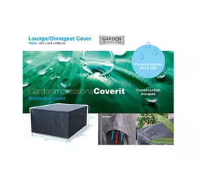 Coverit Lounge-Dinner Schutzhülle 244x244xH80
