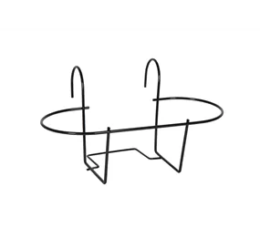 Artstone - Balkonkastenhalter Amy oval, schwarz