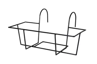 Artstone - Balkonkastenhalter Amy schwarz 55x16