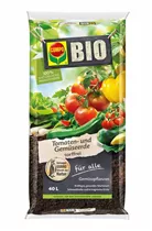 Compo - Bio Tomaten- und Gemüseerde torffrei 40L Compo - Bio Tomaten- und Gemüseerde torffrei 40L