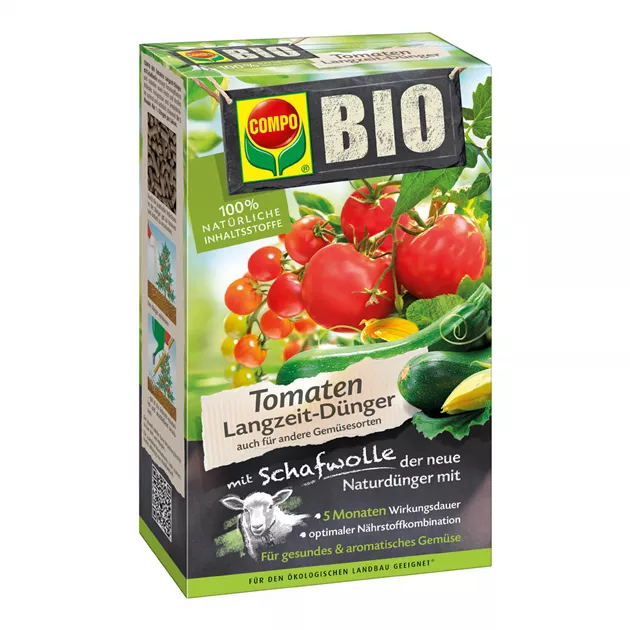 Compo Bio Tomatendnger mit Schafwolle 750 g - Mauk Gartenwelt