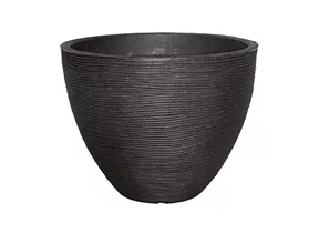 Geli - Pflanztopf Rillentopf Rund Kunststoff 40x31cm Geli - Pflanztopf Rillentopf Rund Kunststoff 40x31cm