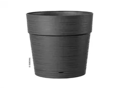Deroma - Pflanztopf Kunststoff Vaso Save R Anthrazit Deroma - Pflanztopf Kunststoff Vaso Save R Anthrazit