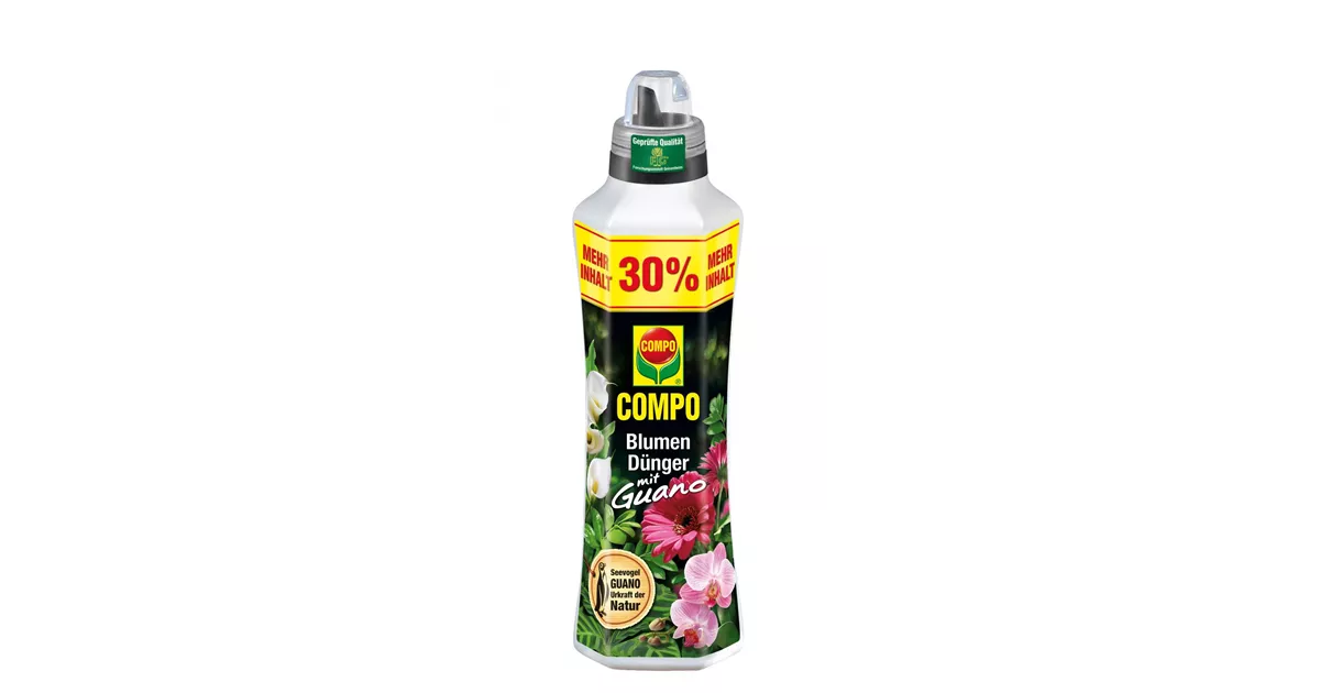 Compo Blumendnger mit Guano 1,3L - Mauk Gartenwelt