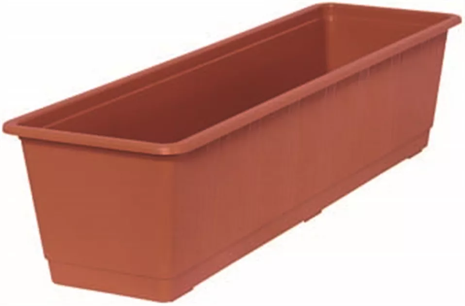 Blumenkasten Standard Kunststoff Terracotta, Geli